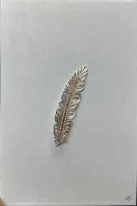 Feather alpaca silver